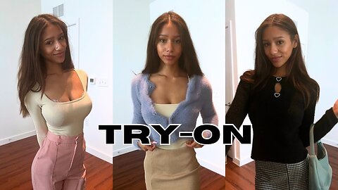 Cute Thrifted Try-On Haul 💕 with OEAK