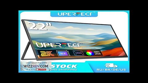 UPERFECT Large 22" 2K Computer Monitor 1440P QHD FreeSync Gaming Display Review