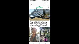At my RV come along with me great news to share