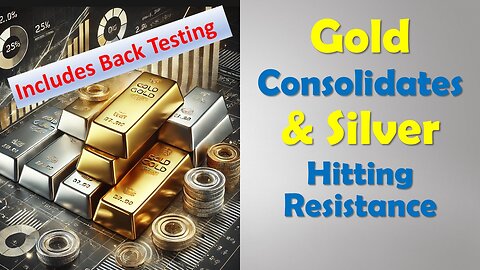 Gold Consolidates & Silver Hitting Resistance
