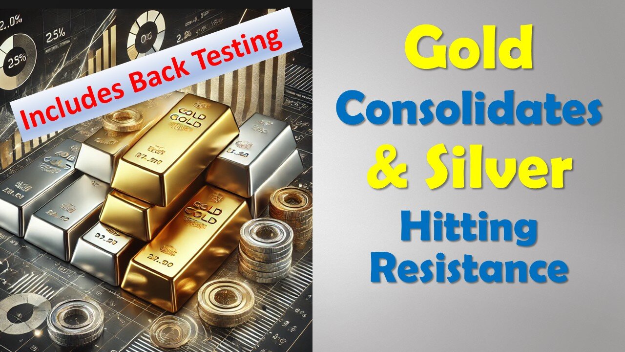 Gold Consolidates & Silver Hitting Resistance