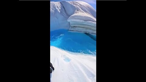 Amazing Blue Pools Of Water In Antarctica