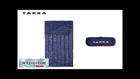 TARKA Camping Sleeping Bag Ultralight Adult Goose Down Sleeping Bags Comfort Warm Review