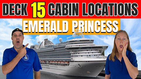 Emerald Princess Cabin Deck 15 | Tall Man's Cruise Adventures