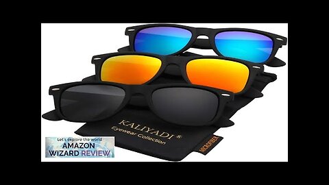 KALIYADI Polarized Sunglasses for Men and Women Matte Finish Sun glasses Color Review