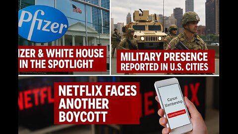 News From the Pew: Ep 173: Trump & Pfizer, Netflix Ban Again, US Military in Cities