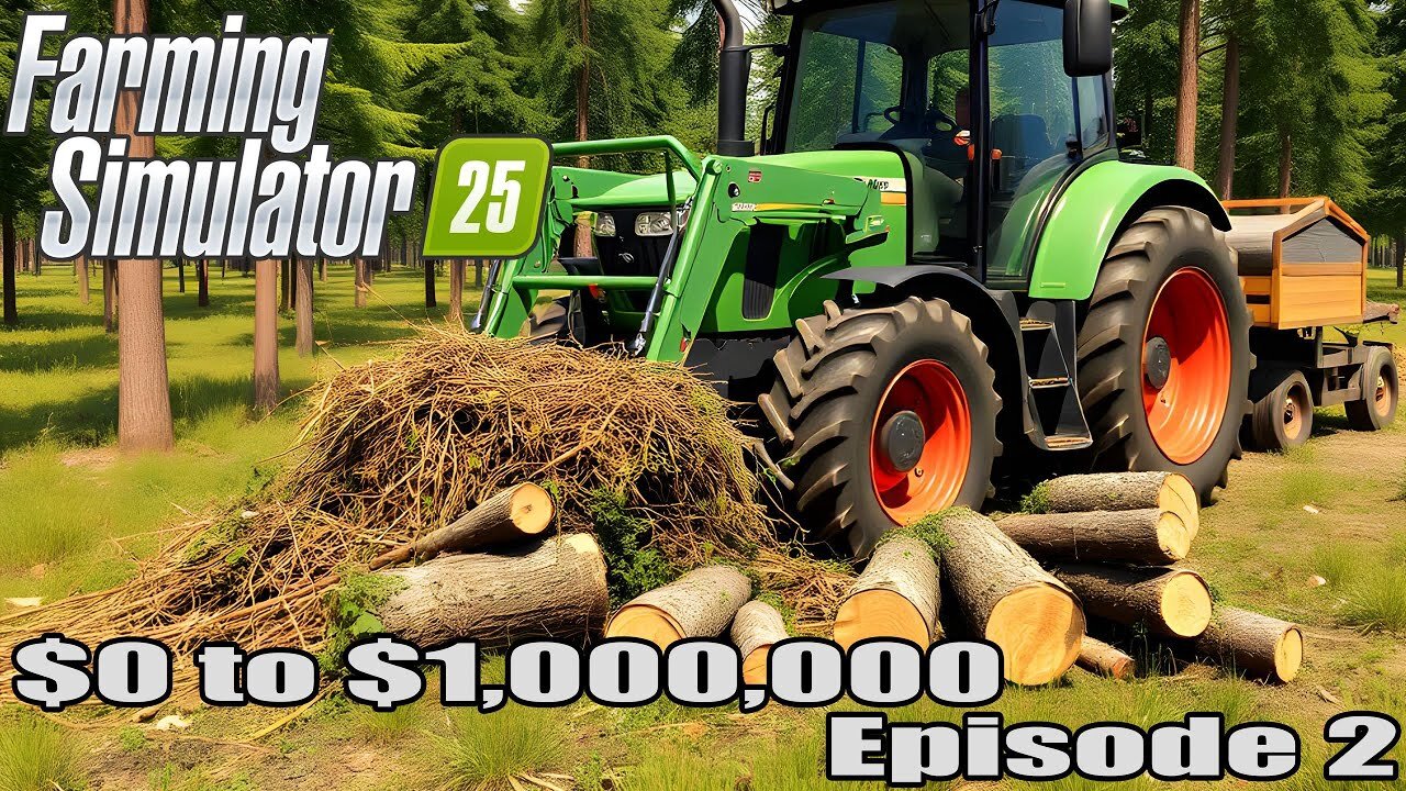 Farming Simulator 25 $0 to $1,000,000 episode 2