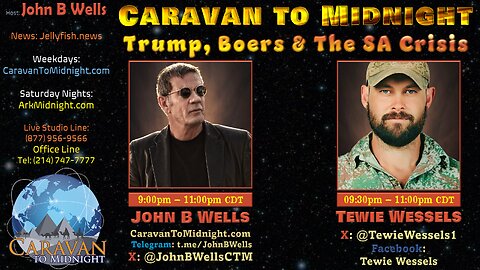 Trump, Boers & The SA Crisis - John B Wells LIVE