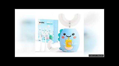 DYCROL Kids U Shaped Electric Toothbrush with 4 Brush Heads, Sonic Toothbrush Review