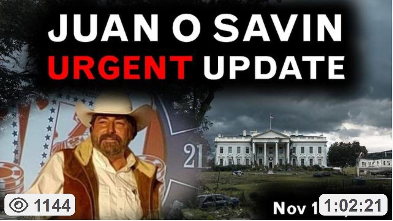 The Trigger Has Been Pulled: Juan O Savin Urgent Update ~ w/ JMC Broadcasting (11/13/25)