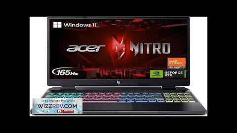 acer Nitro 16 Gaming Laptop AMD Ryzen 7 7840HS OctaCore CPU Review