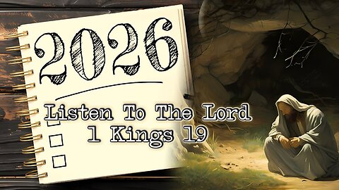 New Year's Resolution: Listen To The Lord - 1 Kings 19