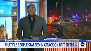 10 people injured in UK train stabbing