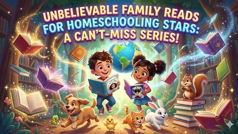 Unbelievable FAMILY Reads for Homeschooling STARS: A Can't-Miss SERIES of Children's Books!
