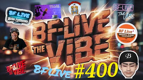 BF LIVE "The Vibe" SHOW #400... Tuesday... 10/14/25 12 pm - 3 pm ..ish EAST