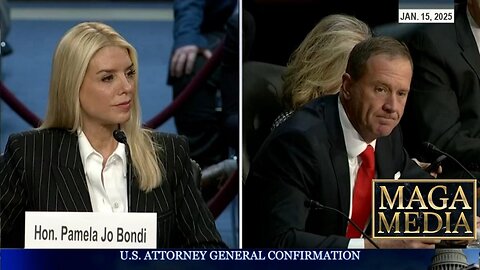 Sen Eric Schmitt: Pam Bondi AG confirmation hearing * Jan. 15, 2025