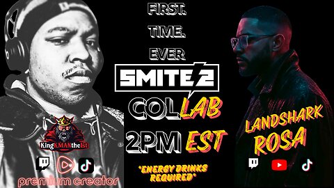 SMITE 2 COLLAB ( FIRST TIME EVER ) W/ LandShark Rosa | Giveaways Tonight 10:30pm EST