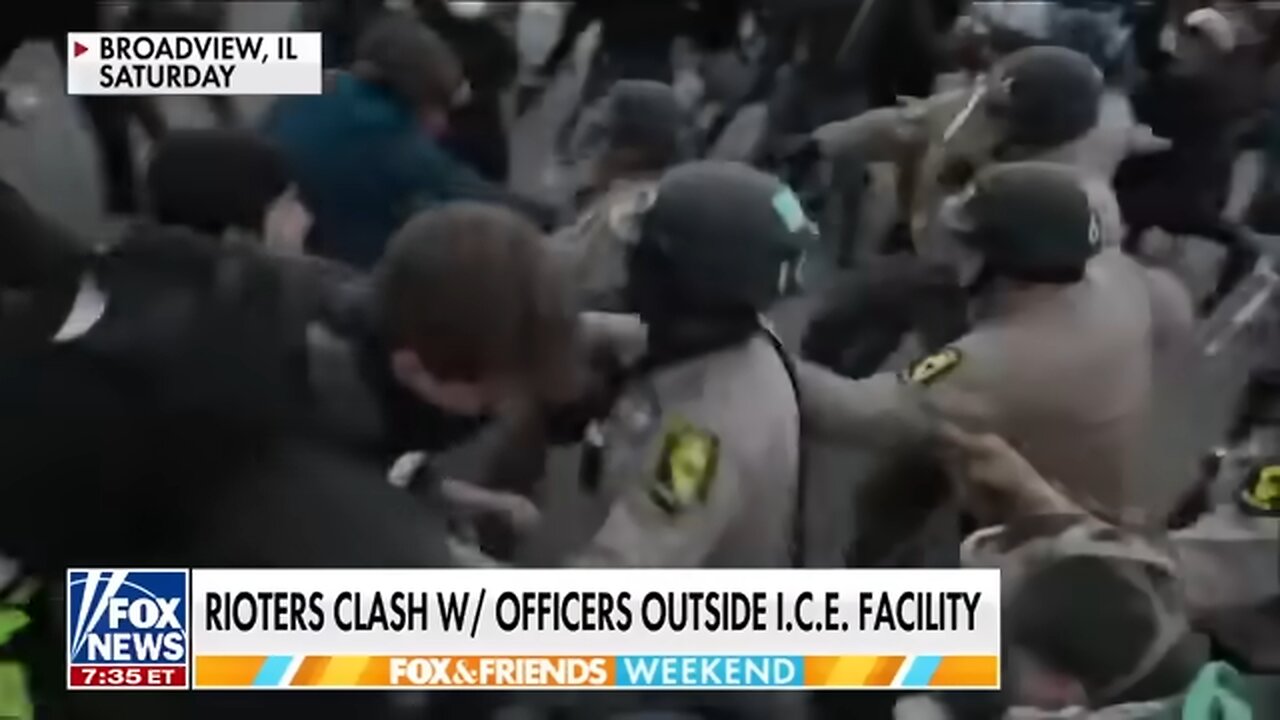 WATCH: Violent anti-ICE riots near Chicago lead to 15 arrests