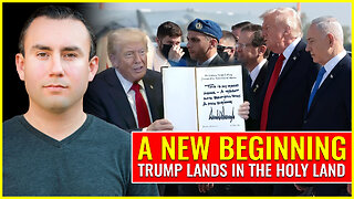 A NEW BEGINNING: Trump lands in the holy land