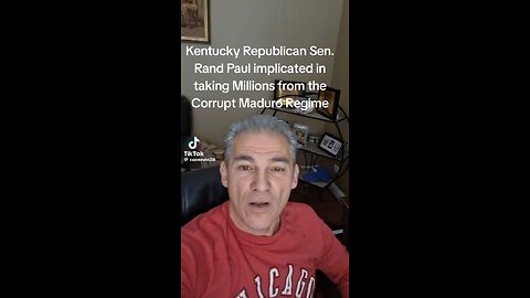 Rand Paul Implicated In Taking Million$ From The Corrupt Maduro Regime... Trump Warned Us
