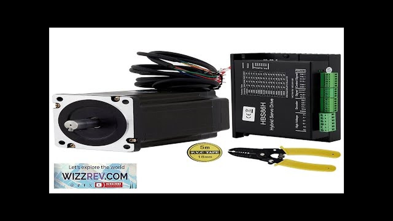 VEVOR Nema34 12Nm Closed Loop Stepper Servo Motor 2 Phase Hybrid Driver ...