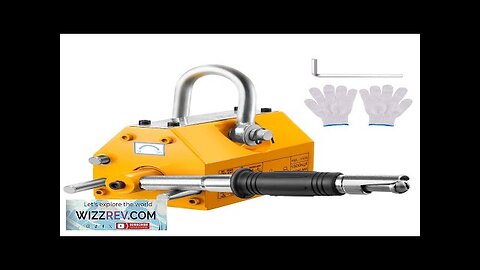 VEVOR Magnetic Lifter 3300lbs/1500kg Pulling Capacity 2.5 Safety Factor Neodymium Review