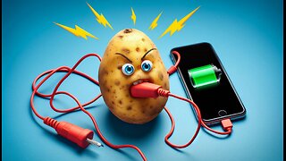 Power Your Phone with a Potato! ⚡ Shocking DIY Hack They Don’t Want You to Know