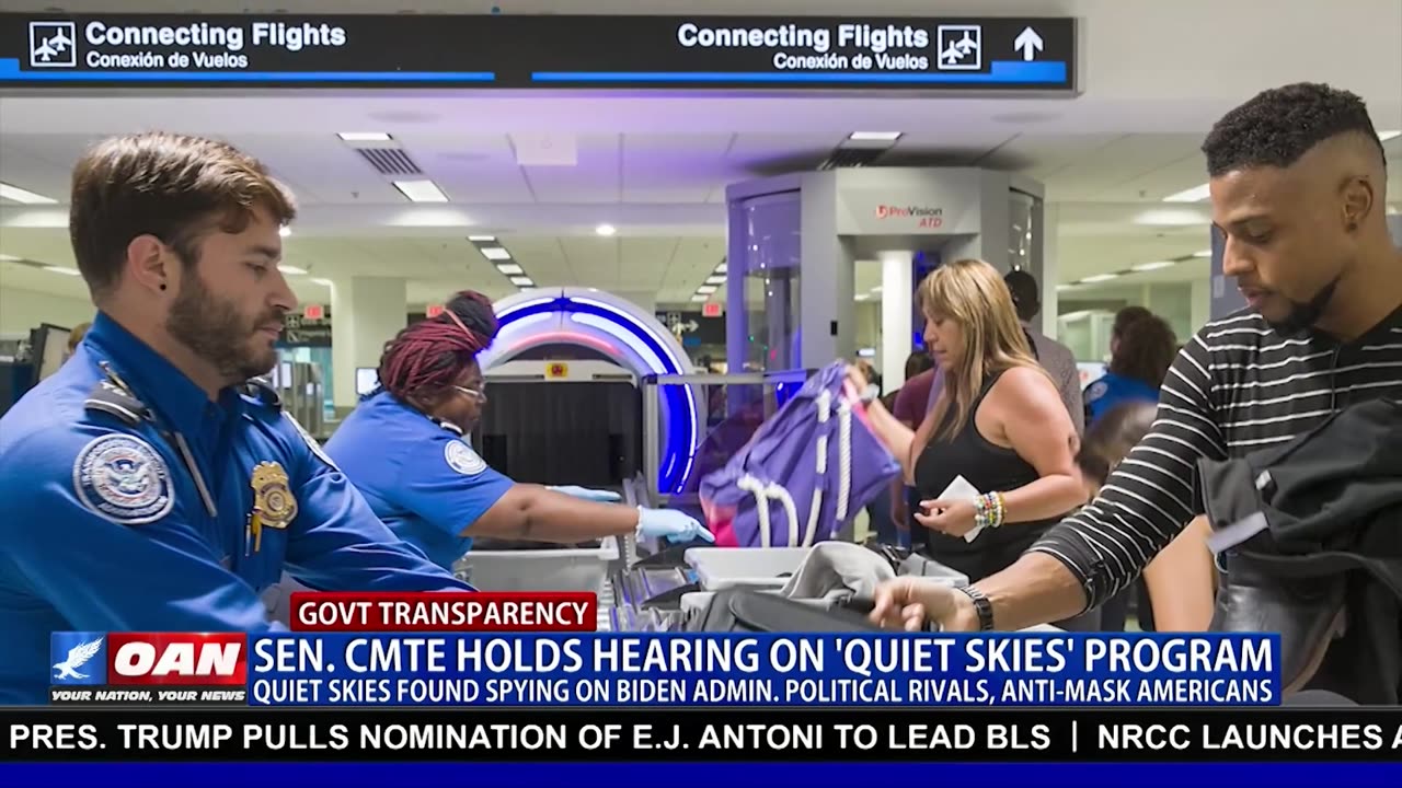 Senate Probes TSA’s “Quiet Skies” Spy Program on Americans