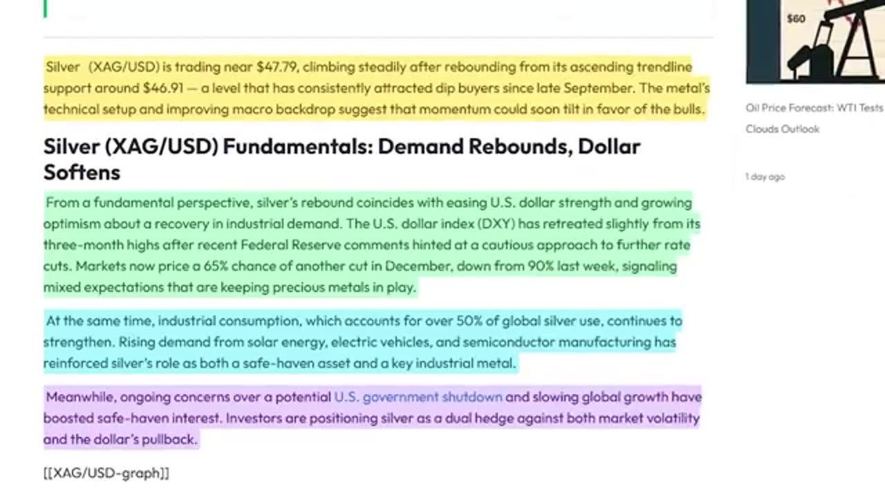 Michael Oliver Says Silver Could Explode Soon Expect a Big Move Before Next Week