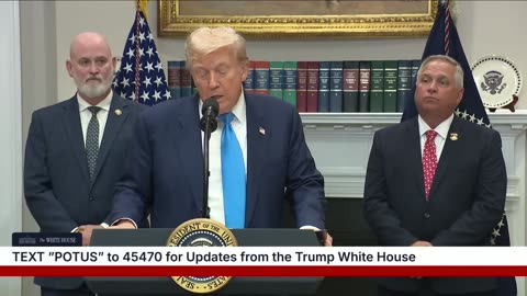 President Trump Signs Congressional Bill, July 30, 2025
