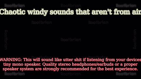 Chaotic windy sounds that aren't from air (Soundtrack)