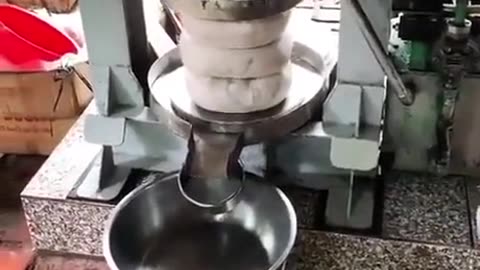 Pressing Coconut Milk