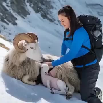 "A Girl’s Kindness: Saving the Sheep in Need"