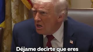 Trump arremete contra una periodista: "Usted es la reportera más odiosa del mundo"