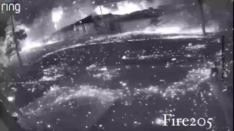 Ring camera footage of the Eaton Fire as it ravaged entire neighborhoods | Check Description