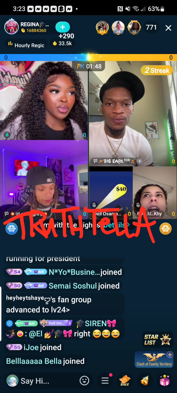 LIYAH THE DOLL TEAM PK WITH BIG EARL, PYT, LATENIGHT & DELL OSAMA