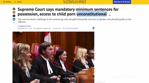 MESSED UP BEYOND WORDS_ Canadian The Supreme Court JUST OPENED THE DOOR FOR CHILD PREDATORS!!