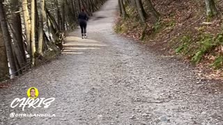 OLA JOGS AFTER HIKE!