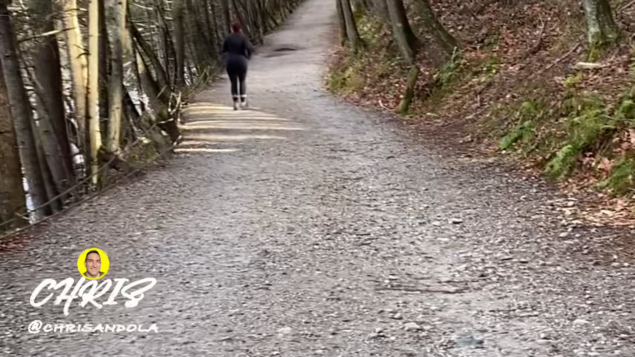 OLA JOGS AFTER HIKE!