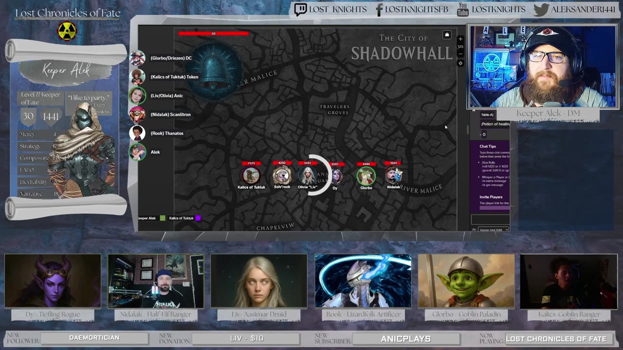 REPLAY The Lost Chronicles of Fate D&D Campaign