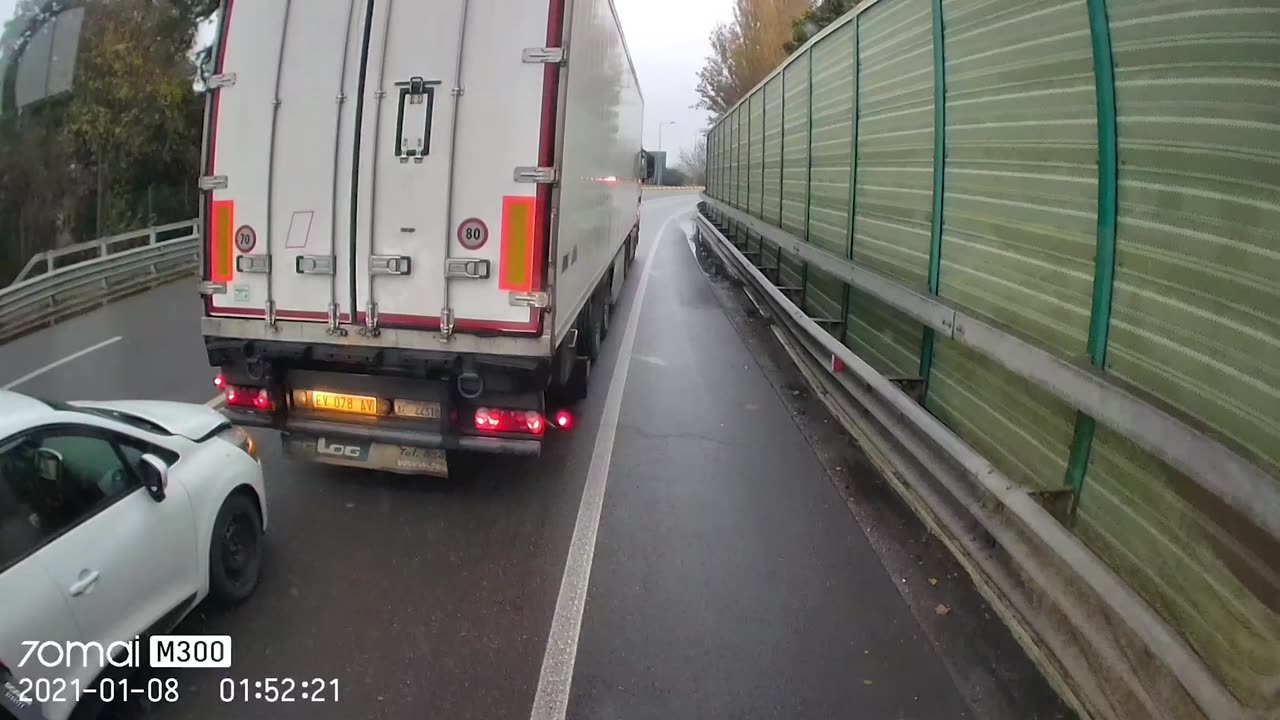 Car Following Too Close Gets Front End Damage