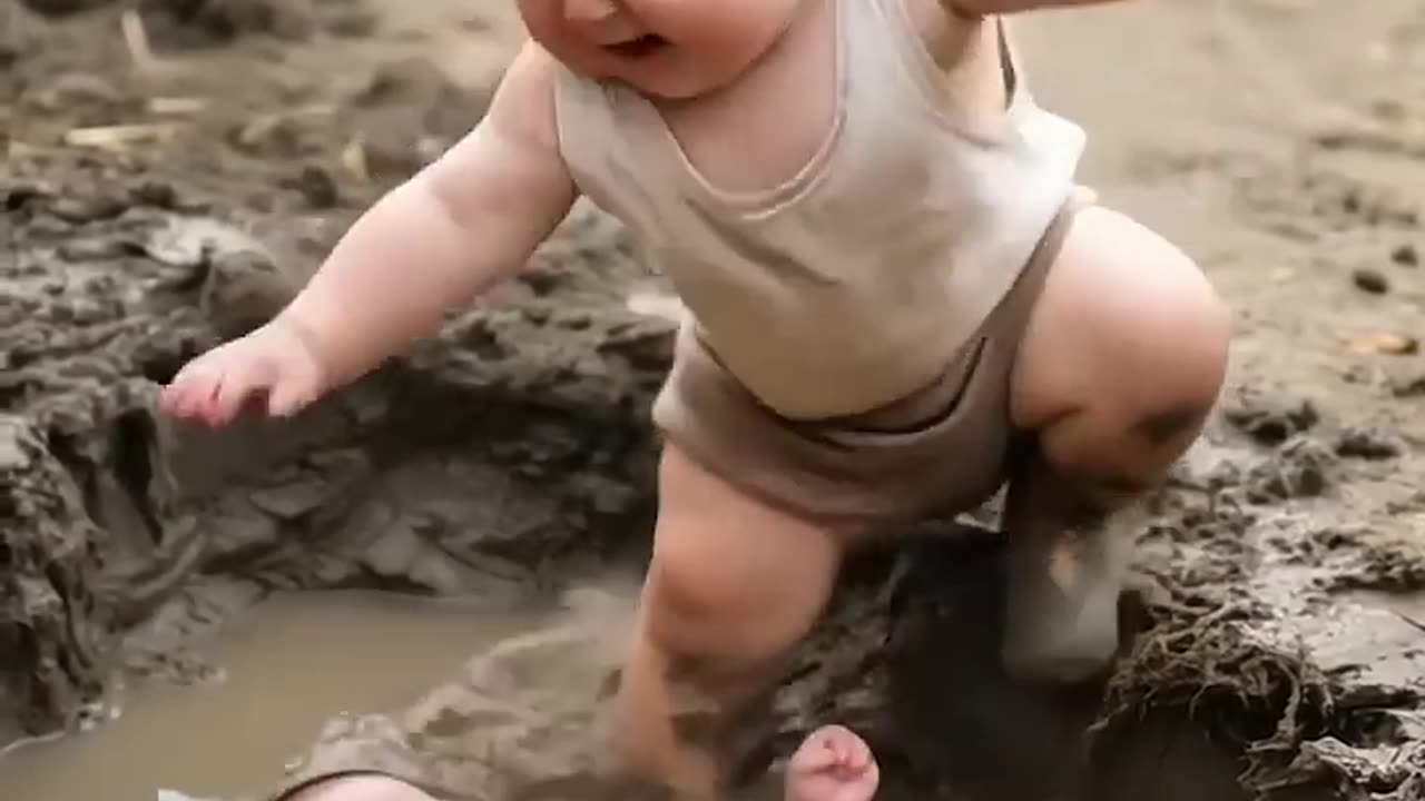 Crying Baby Gets The Cutest Help