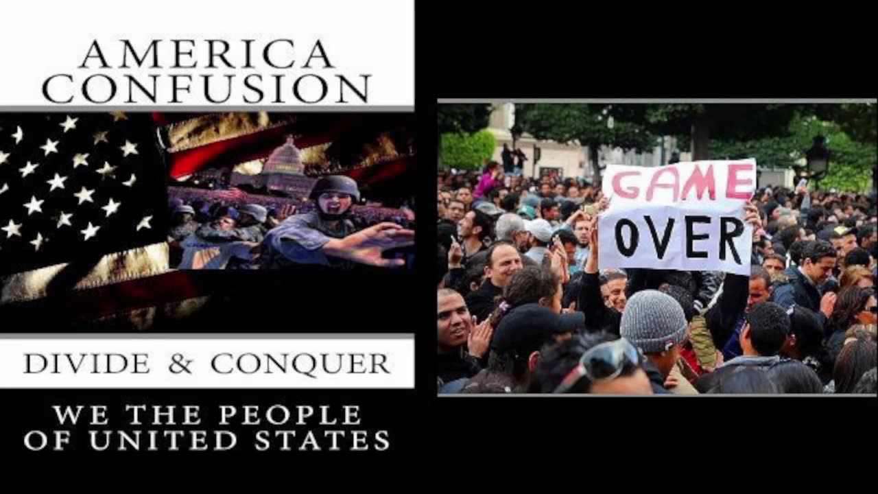 America Confusion Divide And Conquer by Trey Knowles