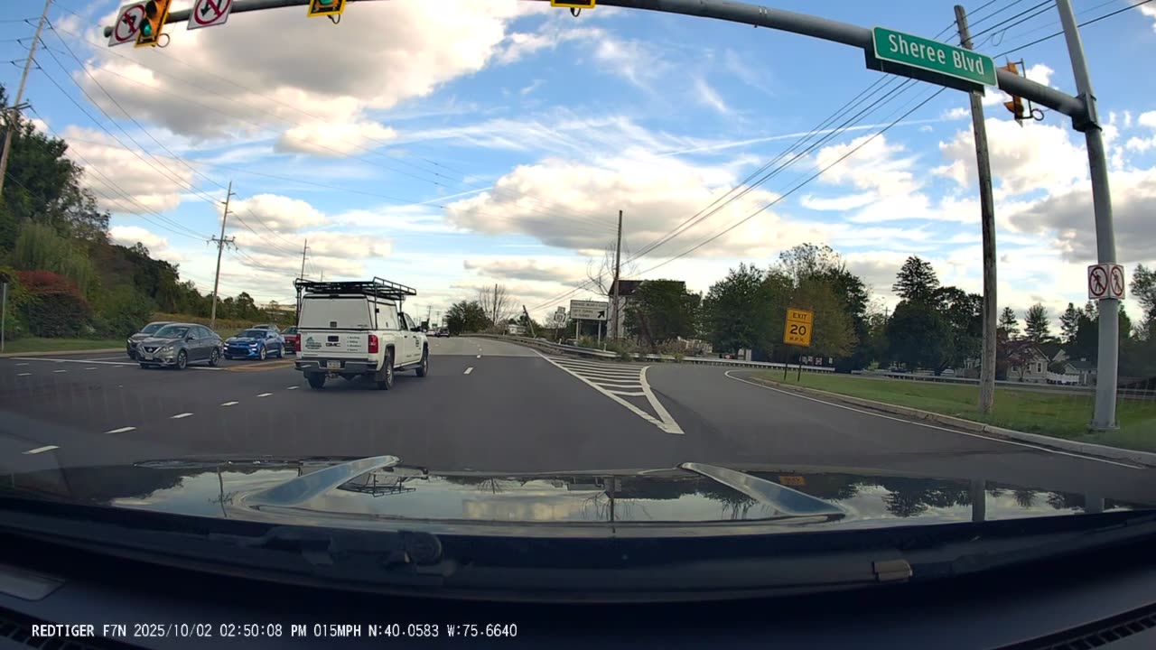 Illegal Left Turn on a No Turn Intersection