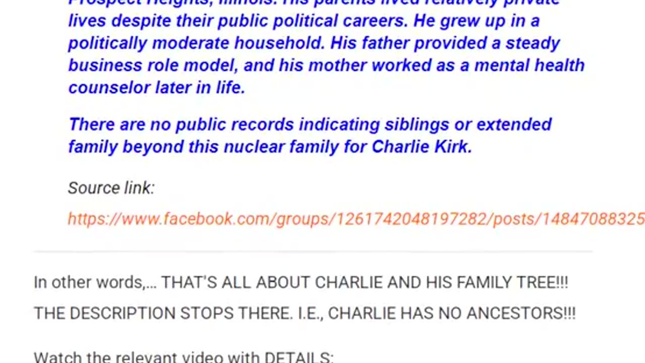 SHOCK REVELATION, Charlie And Erica Kirk's Family Origins... DO NOT EXIST WHO ARE THEY REALLY