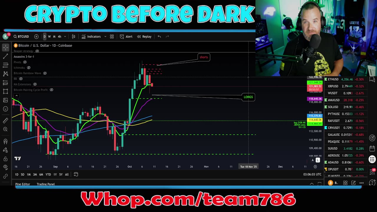 BTC fires a warning shot... WATCH OUT! Let's chart it!