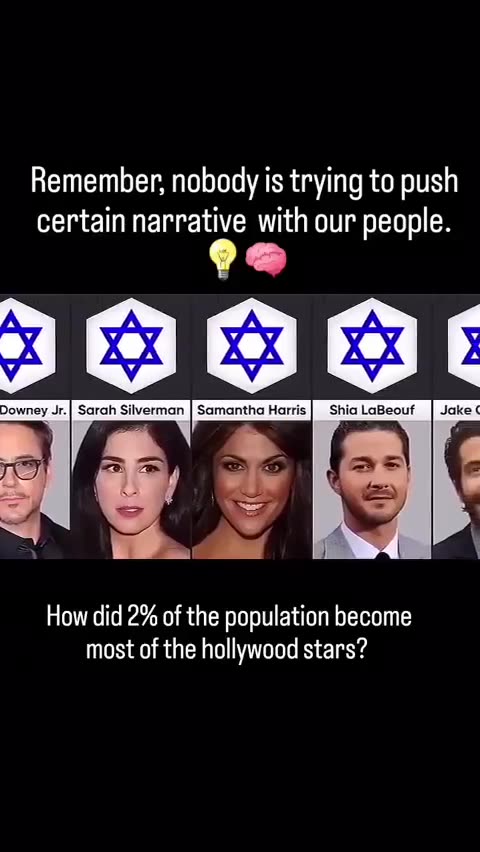 How did 2% of the population become Hollywood stars?