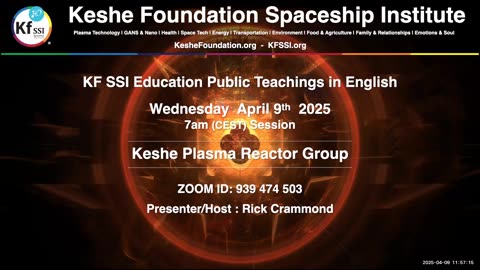 Keshe Plasma Reactor Group 2025-04-09-T1