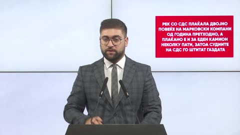 Манасиевски: РЕК со СДС плаќала двојно повеќе на Марковски компани од година претходно