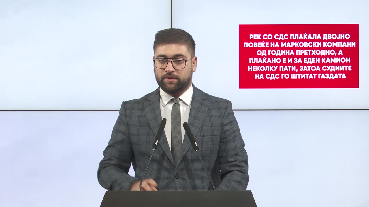 Манасиевски: РЕК со СДС плаќала двојно повеќе на Марковски компани од година претходно